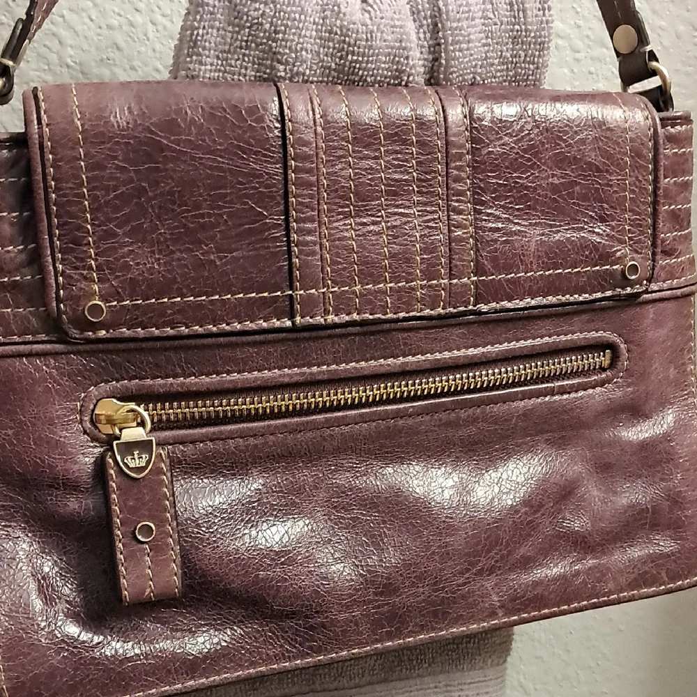 Juicy Couture Maroon Leather Women's Bag - Picture 7 of 11